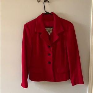Red Women’s Peacoat